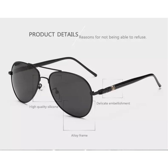 Luxury Men's Polarized Sunglasses Driving Sun Glasses For Men Women Brand Design - Picture 5 of 6